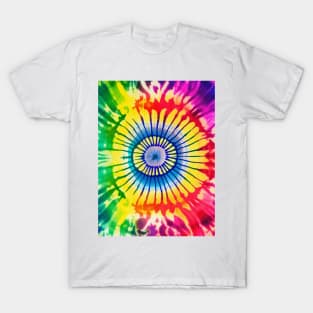 Retro Swirls and Twirls: Tie Dye Design with a Nostalgic Twist No. 2 T-Shirt